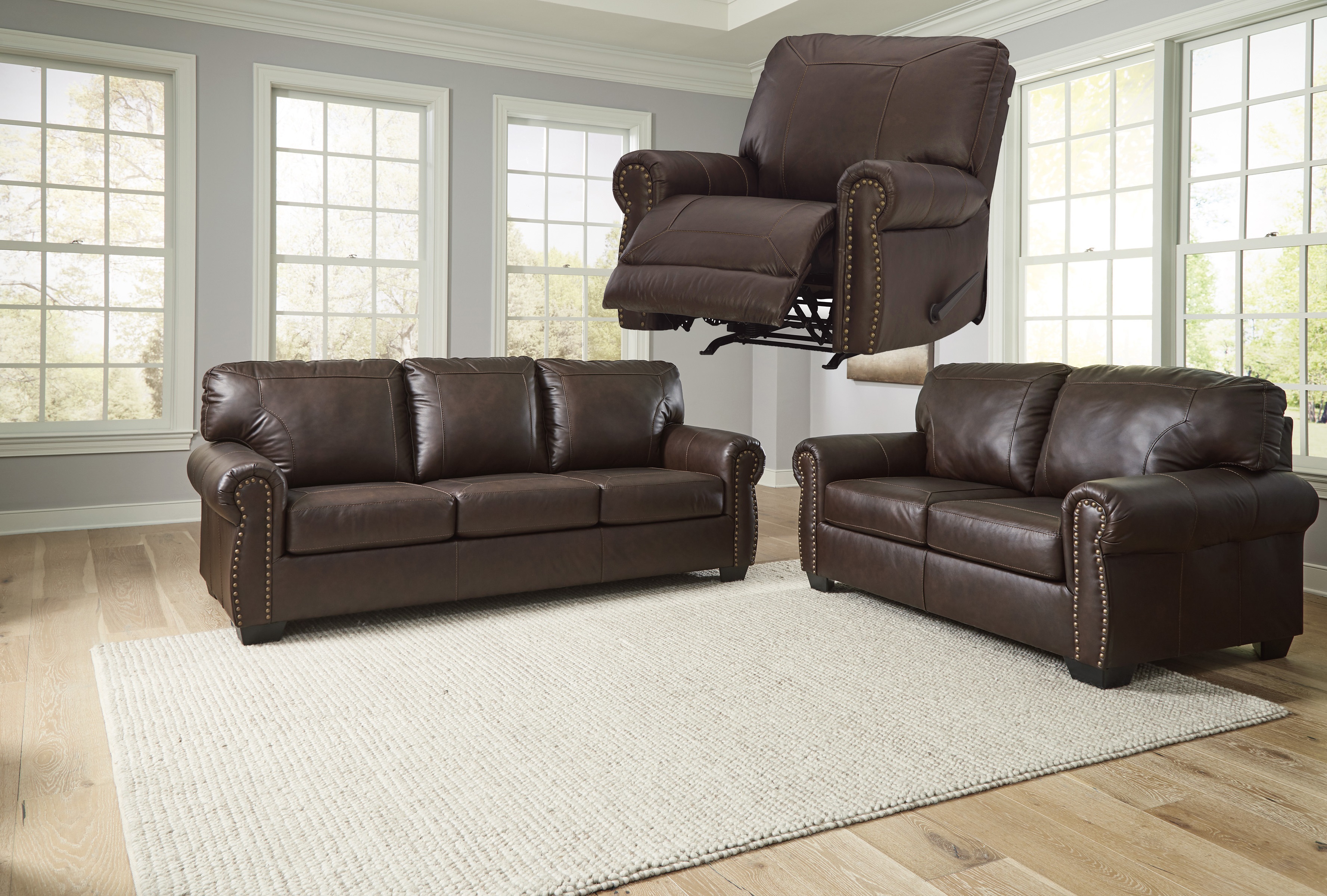 American Design Furniture by Monroe - Arlington Leather Living Collection